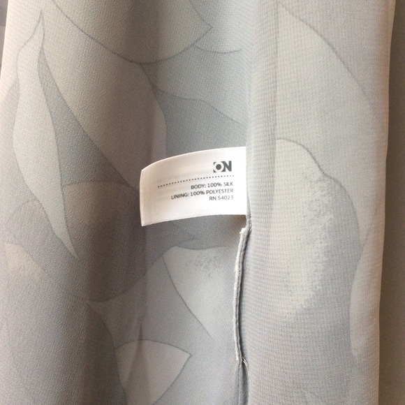 Y2K Vintage Floral Silk Slip Dress - Picture 6 of 7